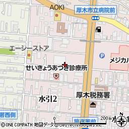 ＪＡあつぎ　本所経済部周辺の地図