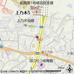 癒し処きらく　松江店周辺の地図