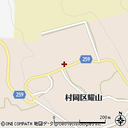 兵庫県美方郡香美町村岡区耀山209周辺の地図