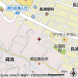 千葉県袖ケ浦市蔵波244周辺の地図