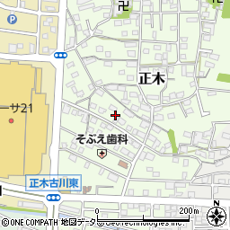 岐阜県岐阜市正木1347周辺の地図