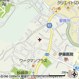 神奈川県厚木市愛名71周辺の地図