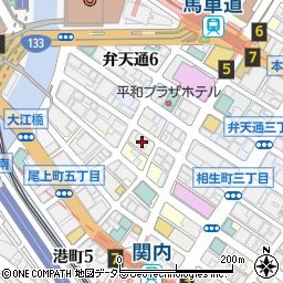 神奈川県横浜市中区相生町5丁目95周辺の地図