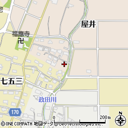 岐阜県本巣市屋井775周辺の地図