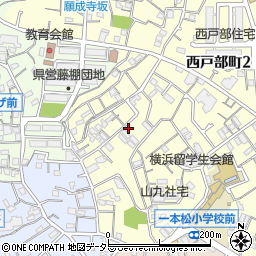 神奈川県横浜市西区西戸部町2丁目231周辺の地図