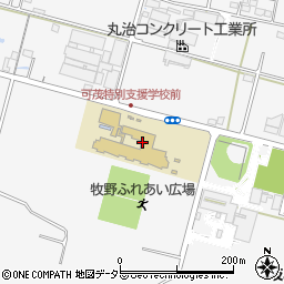 岐阜県立可茂特別支援学校周辺の地図