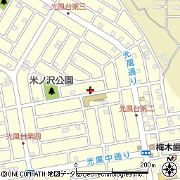千葉県市原市光風台3丁目185周辺の地図