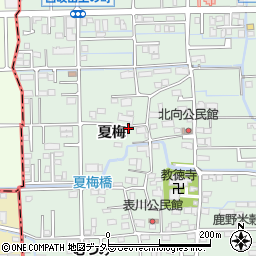 岐阜県岐阜市西改田夏梅113周辺の地図