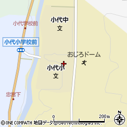 兵庫県美方郡香美町小代区實山77周辺の地図