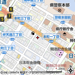 日本生命保険相互会社　横浜支社周辺の地図