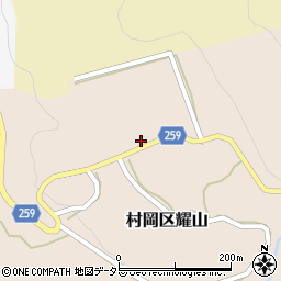 兵庫県美方郡香美町村岡区耀山221周辺の地図