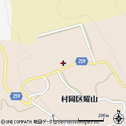 兵庫県美方郡香美町村岡区耀山212周辺の地図