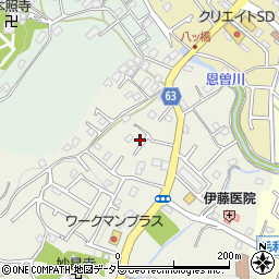 神奈川県厚木市愛名71-6周辺の地図