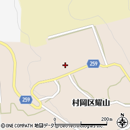 兵庫県美方郡香美町村岡区耀山207周辺の地図