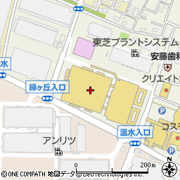 神奈川レジャーランド厚木店周辺の地図