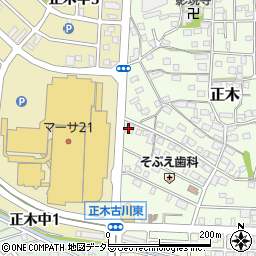 岐阜県岐阜市正木1594周辺の地図