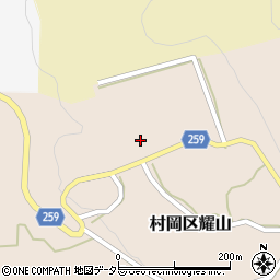 兵庫県美方郡香美町村岡区耀山208周辺の地図