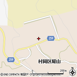 兵庫県美方郡香美町村岡区耀山213周辺の地図