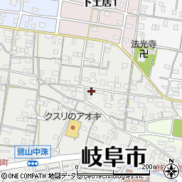 岐阜県岐阜市鷺山386周辺の地図