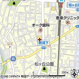 キャンドゥｉｎａ２１大和桜ヶ丘店周辺の地図