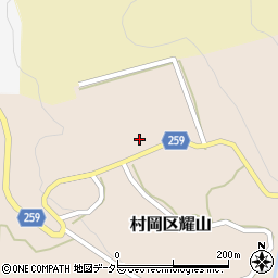 兵庫県美方郡香美町村岡区耀山220周辺の地図