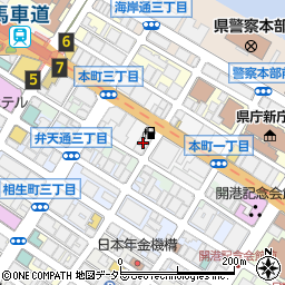 株式会社サントーコー　横浜本町給油所周辺の地図
