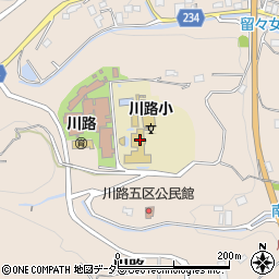 飯田市立川路小学校周辺の地図