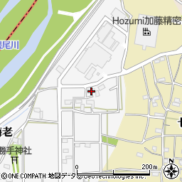 岐阜県本巣市海老262周辺の地図
