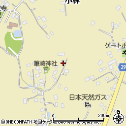 千葉県茂原市小林周辺の地図