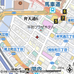 神奈川県横浜市中区相生町5丁目91周辺の地図