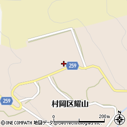 兵庫県美方郡香美町村岡区耀山224周辺の地図