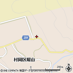 兵庫県美方郡香美町村岡区耀山233周辺の地図