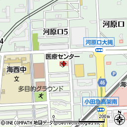 神奈川県海老名市さつき町41周辺の地図