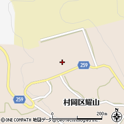 兵庫県美方郡香美町村岡区耀山214周辺の地図