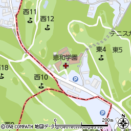 恵和学園周辺の地図