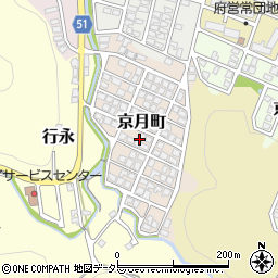 京都府舞鶴市京月町周辺の地図