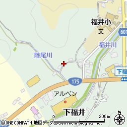京都府舞鶴市下福井722周辺の地図