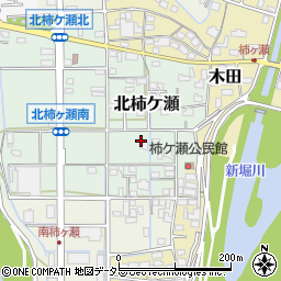岐阜県岐阜市北柿ケ瀬周辺の地図