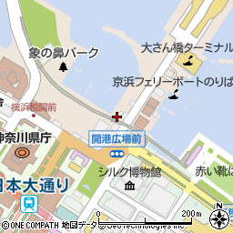 横浜税関総務部会計課周辺の地図