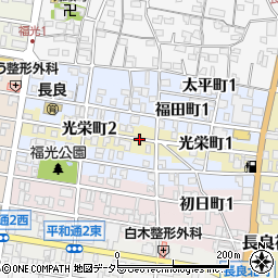岐阜県岐阜市光栄町周辺の地図