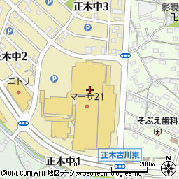 丸亀製麺 マーサ２１店周辺の地図