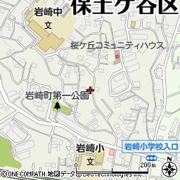 神奈川県横浜市保土ケ谷区岩崎町17-16周辺の地図
