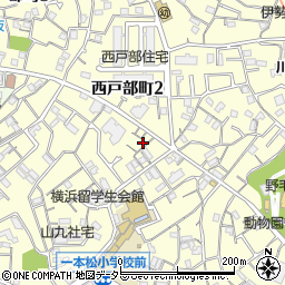 神奈川県横浜市西区西戸部町2丁目198周辺の地図