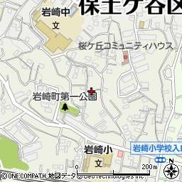 神奈川県横浜市保土ケ谷区岩崎町17-12周辺の地図