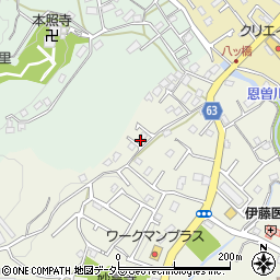 神奈川県厚木市愛名105-4周辺の地図