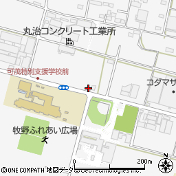 岐阜県美濃加茂市牧野1985-7周辺の地図