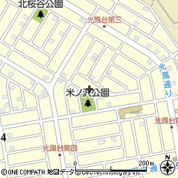 千葉県市原市光風台3丁目364周辺の地図