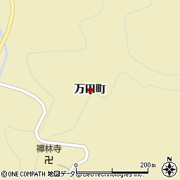 島根県出雲市万田町周辺の地図