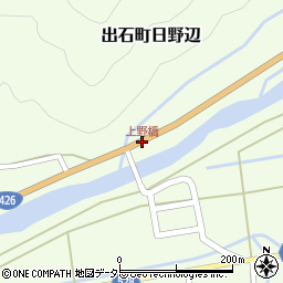 上野橋周辺の地図