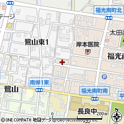 岐阜県岐阜市福光南町13周辺の地図